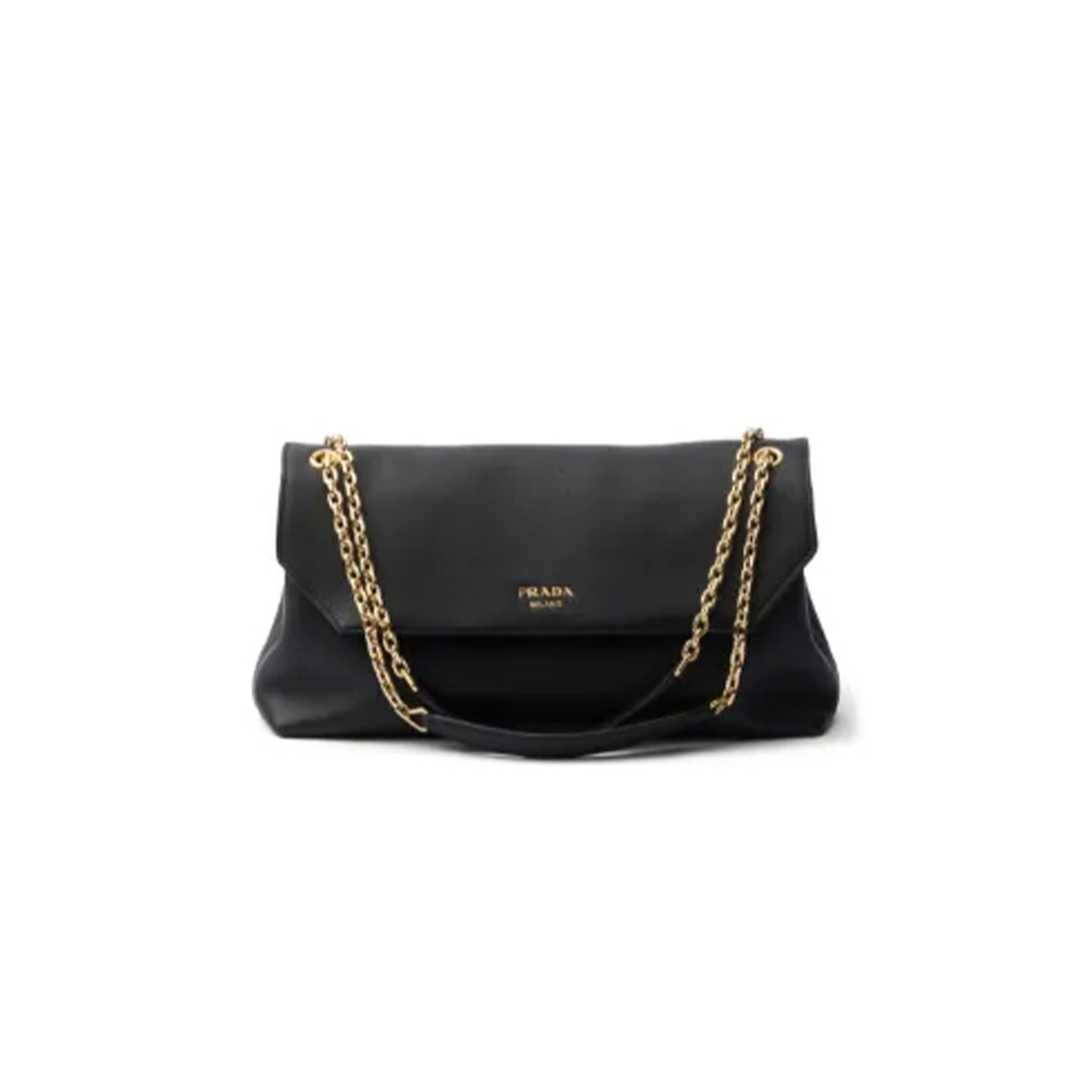 PRADA MEDIUM LEATHER SHOULDER BAG 1BD368 (38*23*12cm) 